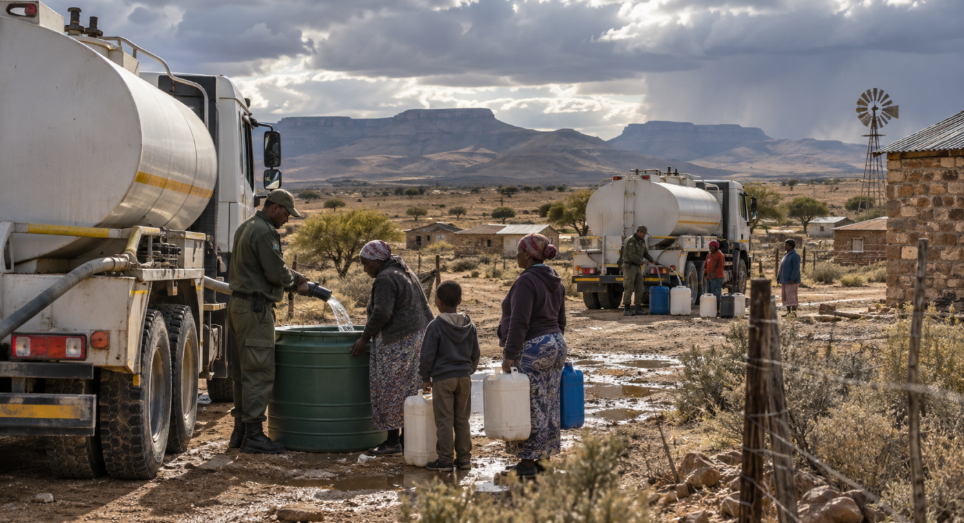 Karoo National Park Delivers Water After Beaufort West Storm